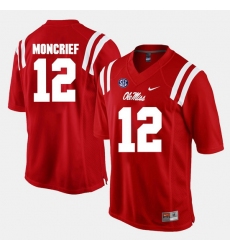 Donte Moncrief Red Ole Miss Rebels Alumni Football Game Jersey