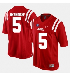 Men Robert Nkemdiche Red Ole Miss Rebels Alumni Football Game Jersey