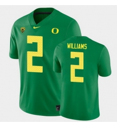 Men Oregon Ducks Devon Williams College Football Green Game Jersey