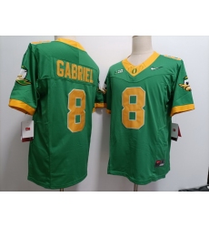 Men Oregon Ducks Dillon Gabriel #8 Green F U S E Stitched NCAA Football Jersey