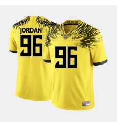 Men Oregon Ducks Dion Jordan College Football Yellow Jersey