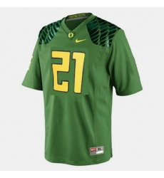 Men Oregon Ducks Lamichael James College Football Green Jersey