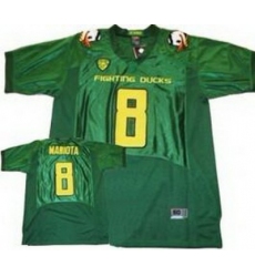 Oregon Ducks #8 Marcus Mariota Green NCAA Football Jersey