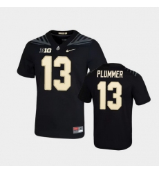 Men Purdue Boilermakers Jack Plummer Game Football Black Jersey