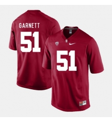 Men Stanford Cardinal Joshua Garnett College Football Cardinal Jersey