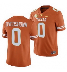 Texas Longhorns Demarvion Overshown Orange 2021 Red River Showdown Men Jersey