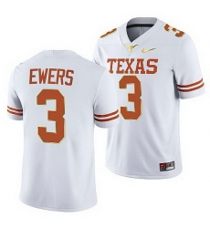 Texas Longhorns Quinn Ewers White College Football Jersey