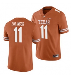 Texas Longhorns Sam Ehlinger Texas Orange College Football Men'S Jersey