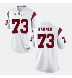 Men Usc Trojans Zach Banner Pac 12 Game White Jersey