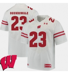 Men Wisconsin Badgers Dare Ogunbowale White Alumni Football Game Ncaa 2018 Jersey