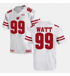 Men Wisconsin Badgers J.J. Watt Alumni Football Game White Jersey