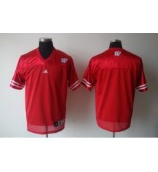 NCAA Wisconsin Badgers Blank Red Jersey