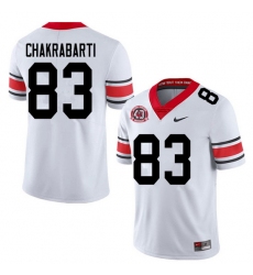 2020 Men #83 Kaustov Chakrabarti Georgia Bulldogs 1980 National Champions 40th Anniversary College F