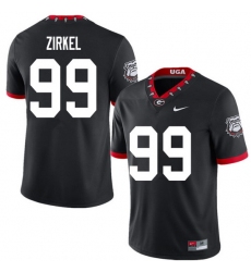 2020 Men #99 Jared Zirkel Georgia Bulldogs Mascot 100th Anniversary College Football Jerseys Sale-Bl