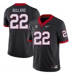 Men #22 Javon Bullard Georgia Bulldogs College Football Jerseys Stitched-Black