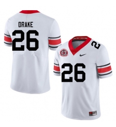 Men #26 Collin Drake Georgia Bulldogs College Football Jerseys Sale-40th Anniversary