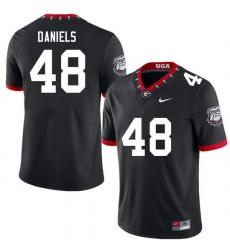 Men #48 Joseph Daniels Georgia Bulldogs College Football Jerseys Sale-100th Anniversary