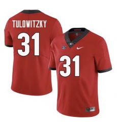 Men Georgia Bulldogs #31 Reid Tulowitzky College Football Jerseys Sale-Red