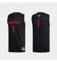 Men Louisville Cardinals Black Swingman Basketball Jersey