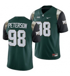 Michigan State Spartans Julian Peterson Green College Football Men Jersey