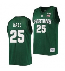 Michigan State Spartans Malik Hall Green Alumni Commemorative Classic Jersey