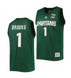 Michigan State Spartans Pierre Brooks Green Alumni Commemorative Classic Jersey