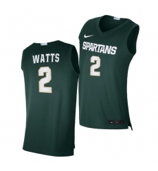 Michigan State Spartans Rocket Watts Green Alumni Limited Michigan State Spartans Jersey