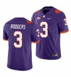 Clemson Tigers Amari Rodgers Purple College Football Men'S Jersey