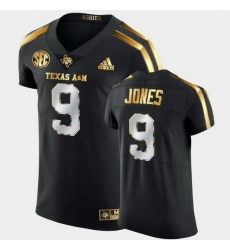 Men Texas A&M Aggies Hezekiah Jones Golden Edition Black Authentic Jersey