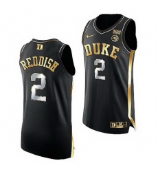 Duke Blue Devils Cam Reddish Black Golden Edition Nba Alumni Jersey