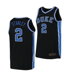 Duke Blue Devils Cassius Stanley Black Replica Men'S Jersey