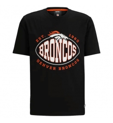 Men Denver Broncos Black BOSS X Trap T Shirt