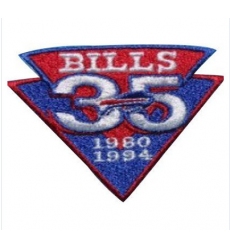 Stitched Buffalo Bills 35th Anniversary Jersey Patch