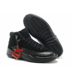 Air Jordan 12 Shoes 2013 Mens Anti Fur All Black