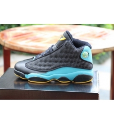 Air Jordan 13 Retro New Orleans Hornets Men Shoes Team Colour Black