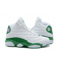 Air Jordan 13 Shoes 2013 Mens Grade AAA White Green