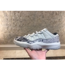 Air Jordan 11 Retro Grey Snake Low Cut Men Shoes