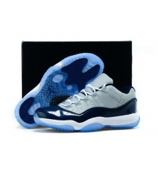 Air Jordan 11 Shoes 2015 Mens Low Georgetown Grey Black