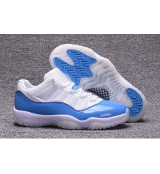 Cheap 2017 Air Jordan 11 XI Retro Low White Columbia Blue