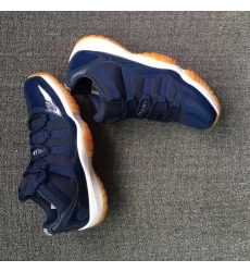 Men Air Jordan 11 Cowboys Blue Low Cut Shoes XI