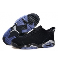 Air Jordan 6 Shoes 2015 Mens Low With Seal All Black