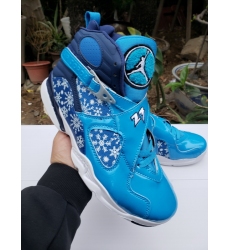 Nike Air Jordan 8 Retro Blue Snow Men Shoes