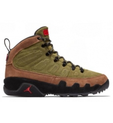 Air Jordan 9 Retro Boot Military Brown Shoes