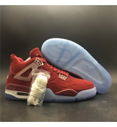 Air Jordan 4 Retro Men Shoes Full Red