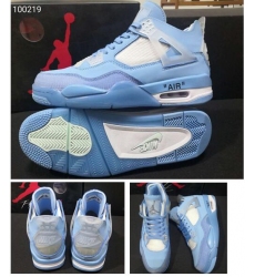 Air Jordan 4 Retro Off-White x Cream Sail Men Shoes