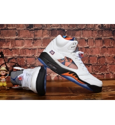 Air Jordan 5 Retro White Orange Photo Men Shoes