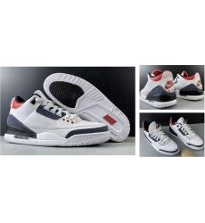 Air Jordan 3 Retro Khaki24 black and white cement flame red logo Men Shoes