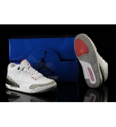 Air Jordan 3 Shoes 2013 Womens New Style White Grey Red