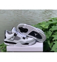 Air Jordan 4 Women Shoes White Black