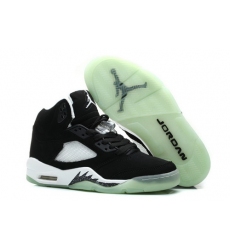 Air Jordan 5 Shoes 2014 Womens Oreo Fluorescence Black White